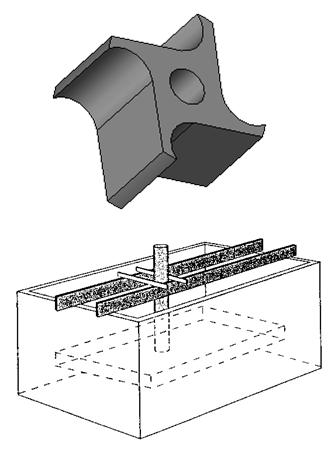 Prototypage - Turbine - Préparation du moule Silicone 