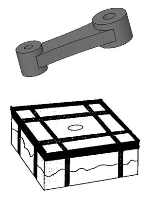 Prototypage - Bielle - Coulée résine sous vide