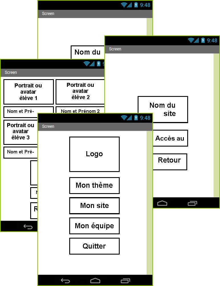 Android - My Bolide - Composition graphique